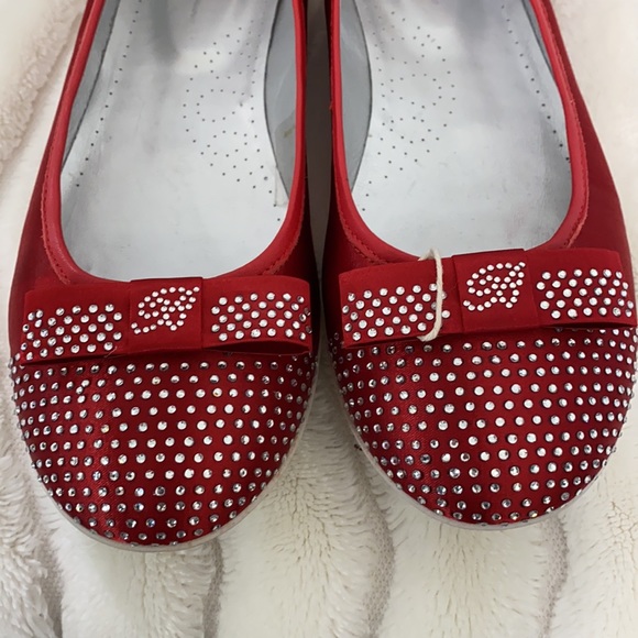 Miss Blumarine ballet flats red, crystals size 39 - Picture 6 of 6